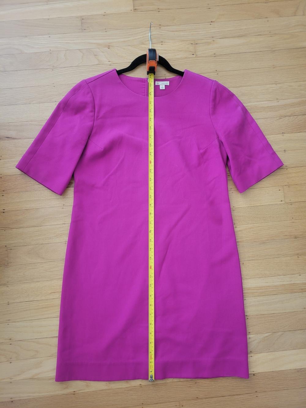 GAP Bright Fuchsia Midi Shift Dress